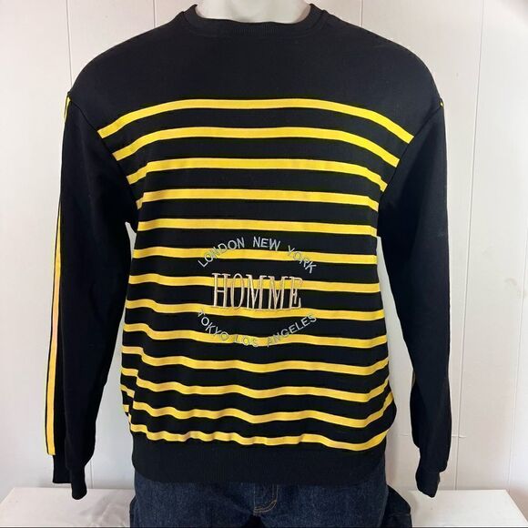 Balenciaga 2017 Homme Cities Crewneck Sweatshirt Pullover Demma Gvasalia Size XL